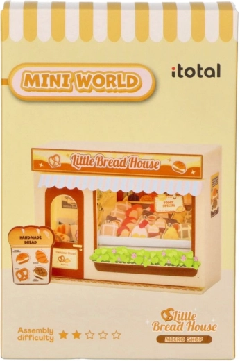 i-Total mini diorama diy pekárna mini world