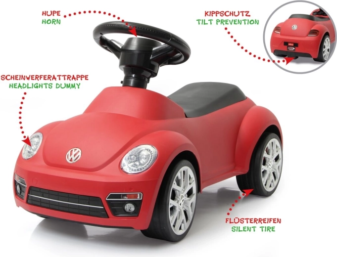 Jamara odrážedlo VW Beetle červené