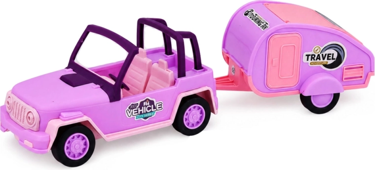 Auto a karavan pro dobrodružné cestování