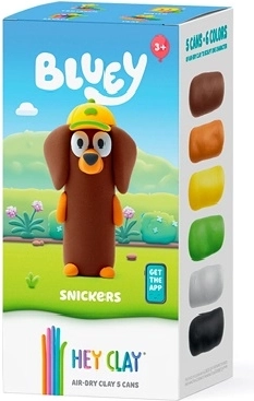 Hey Clay Bluey Snickers – sada s 5 kelímky
