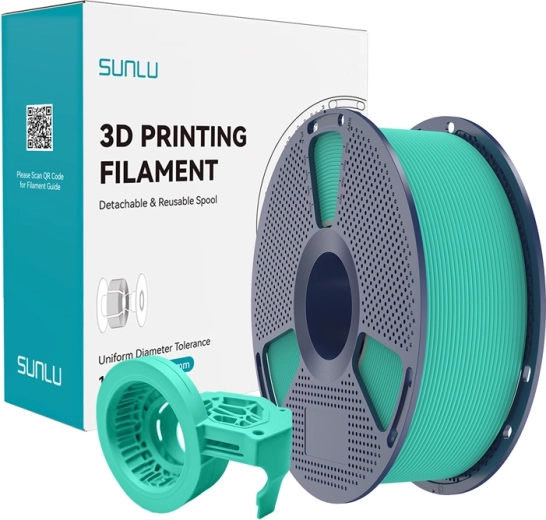 Vysokorychlostní matný filament PETG Sunlu – máta