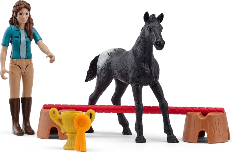 Schleich pocket set vítězství v turnaji s lisou a hříbětem flockem - 1 kus