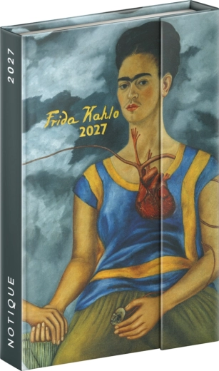 Notique týdenní magnetický diář Frida Kahlo 2027, 11 × 16 cm
