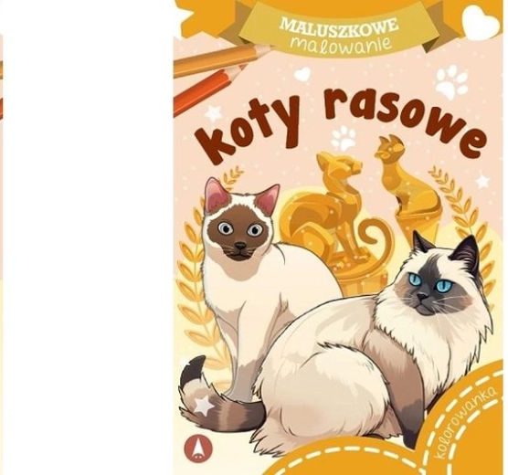 Maluszkowe malování: Kočky plemenné