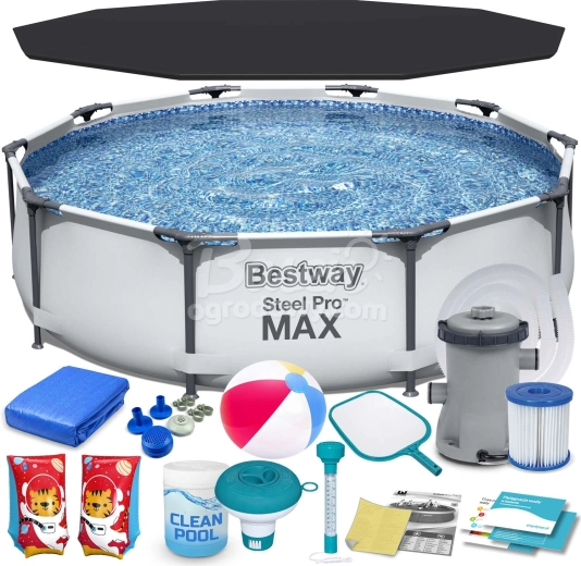 Zahradní rámový bazén BESTWAY Power Steel 305 × 76 cm set 17v1