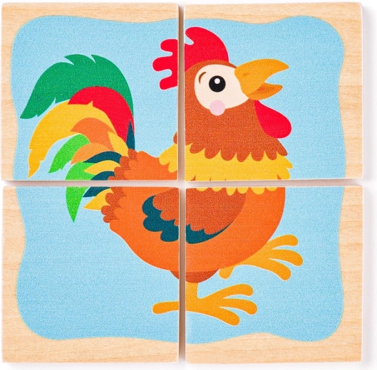 4 roztomilé motivy domácích zvířátek