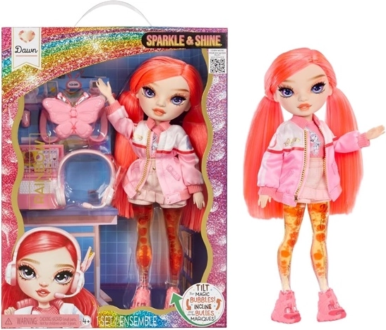 Rainbow High Sparkle & Shine panenka Coral
