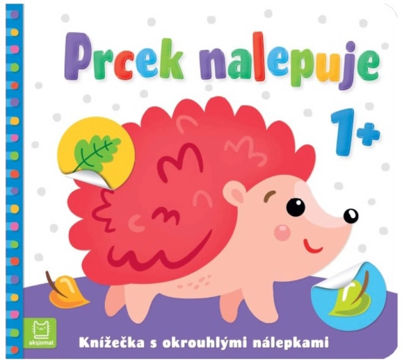 Prcek nalepuje 1+ – samolepková knížka s okrouhlými nálepkami