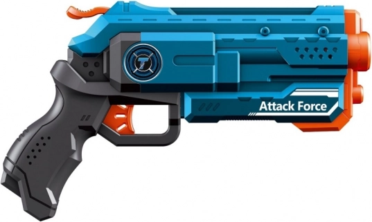 Blaster Turbo Attack Force s dostřelem 8–15 m + 6 nábojů