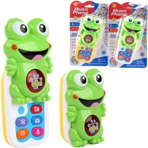 Hudební telefon žába - 1 kus
