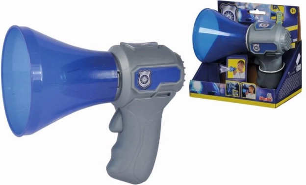 Policejní dětský megafon se sirénou a změnou hlasu 16 cm