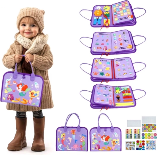 2Kids Toys senzorická busy kniha Mořské panny