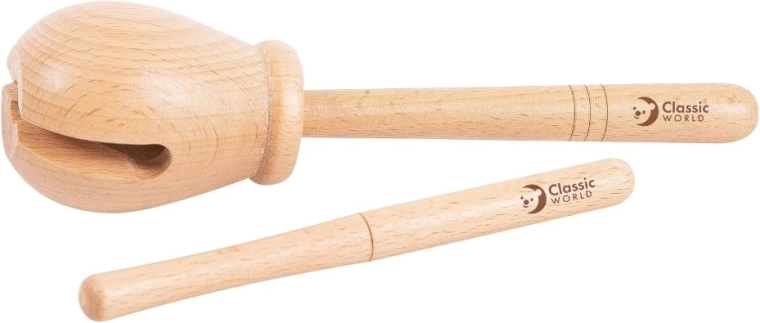 Dřevěný rytmický woodblock CLASSIC WORLD EDU