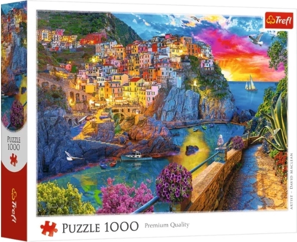 Trefl puzzle 1000 dílků večerní procházka po Cinque Terre