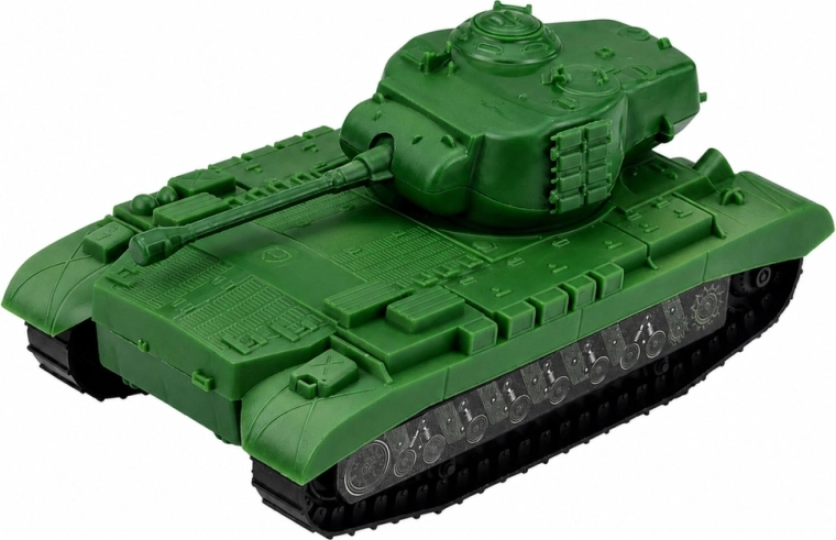 Tank s otočnou věží pro akční hru