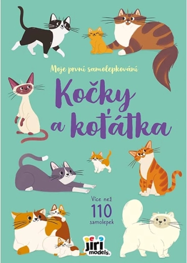 Moje první samolepkování kočky a koťátka