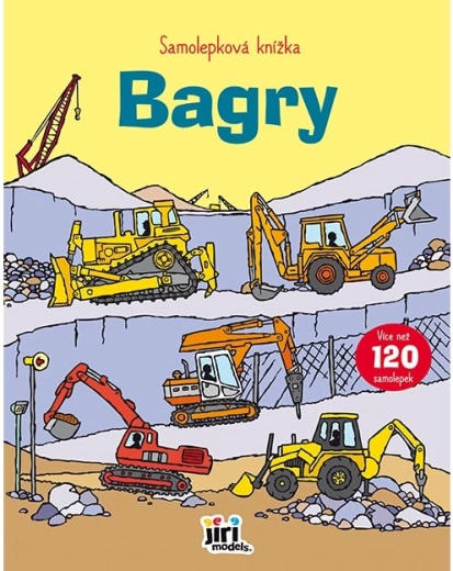 Samolepková knížka Bagry