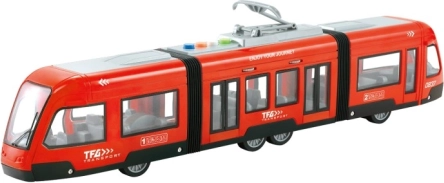 Červená tramvaj na setrvačník 1:16
