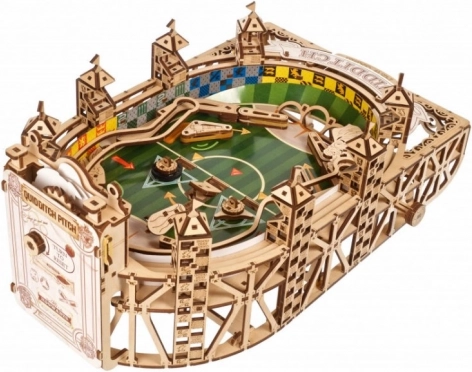 Dřevěné mechanické puzzle Harry Potter - Famfrpálový Pinball