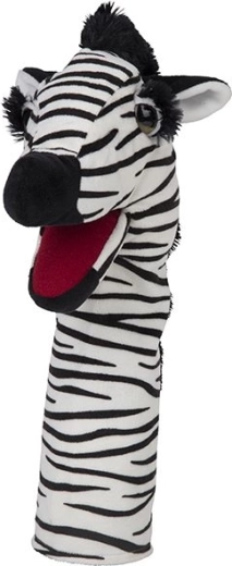 Nature Planet pluszová ruční maňásková zebra