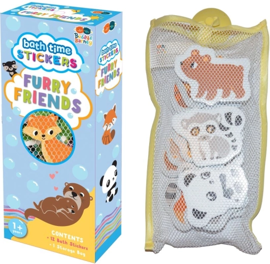 Buddy & Barney nálepky do koupele – chlupáčci
