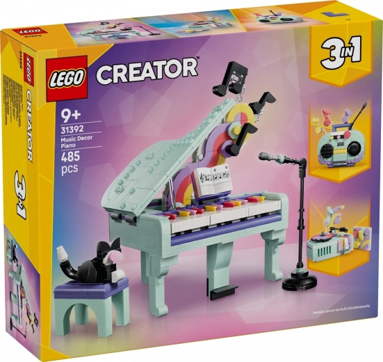 LEGO Creator 3 v 1 dekorativní klavír s kočkou
