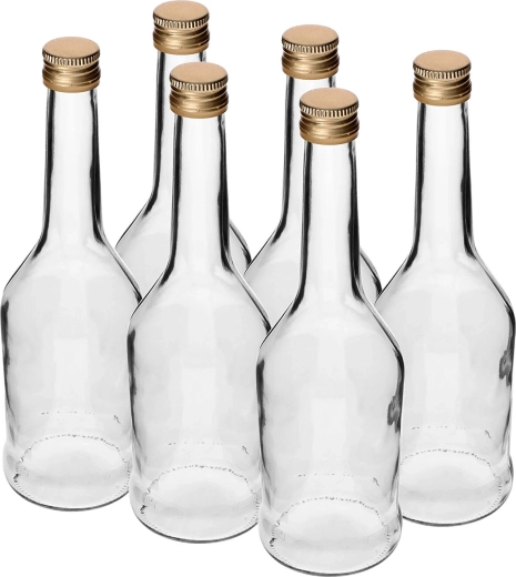 Skleněná láhev Napoleon 500 ml s uzávěrem (6 ks)