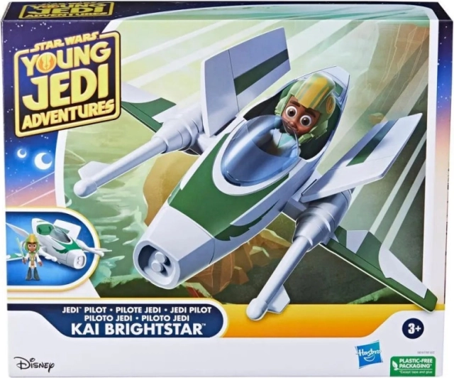 Star Wars Young Jedi Adventures – vesmírná loď Kai Brightstar s figurkou