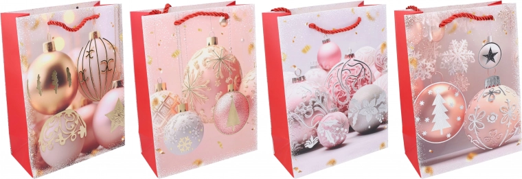 Dárková taška S 18 × 24 × 8,5 cm Vánoce