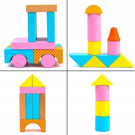 Spousta kombinací díky různým tvarům