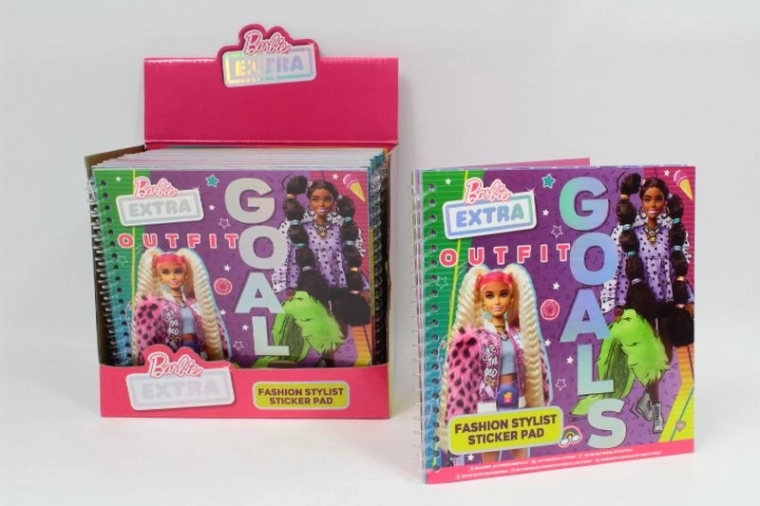 Barbie módní album se samolepkami