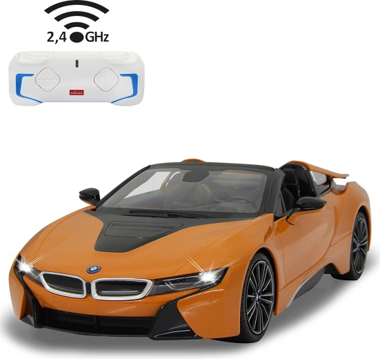 Jamara BMW i8 Roadster RC auto 1:12 oranžové 2,4 GHz