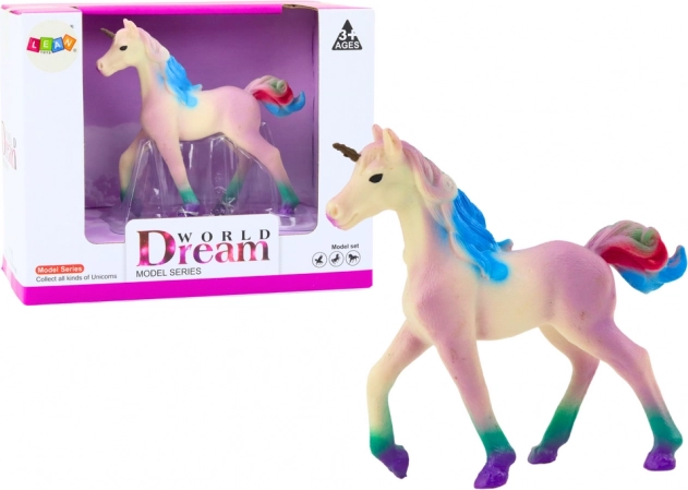 Sběratelská figurka malý fialový jednorožec 8 cm