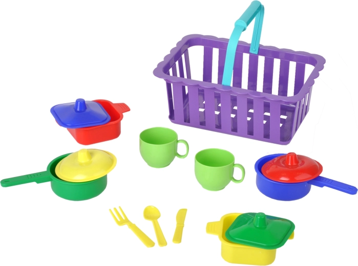 Barevná sada pro realistickou hru na kuchyni