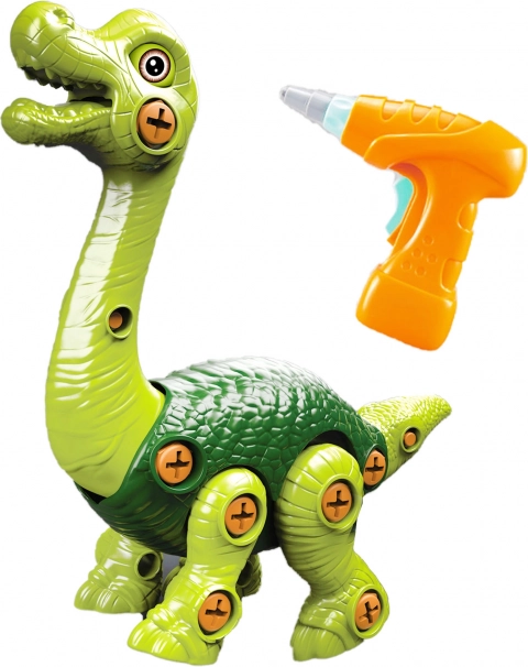šroubovací dinosaurus s aku šroubovákem pro děti