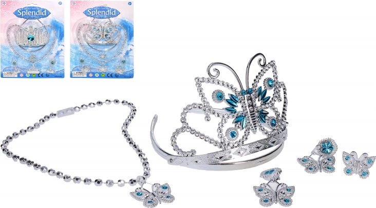 Princeznovský set šperků pro děti 4 ks