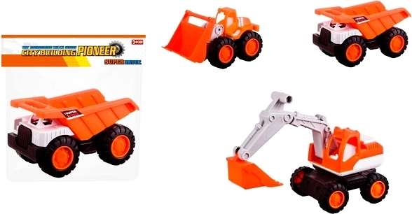Plastová stavební hračka – bagr nebo sklápěčka