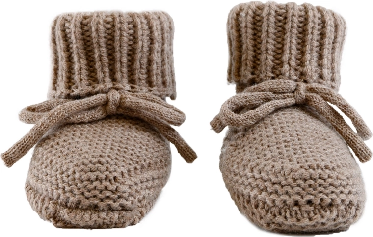Lodger pletené merino capáčky buffalo 6–12 měsíců