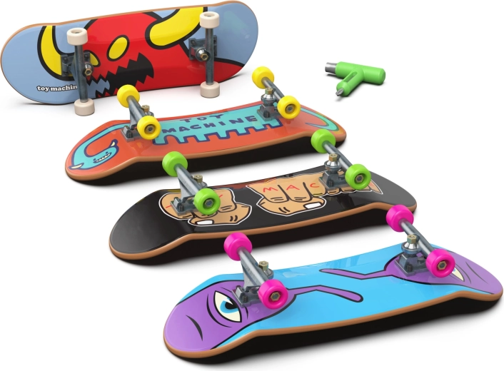 Čtyři fingerboardy v jedné sadě