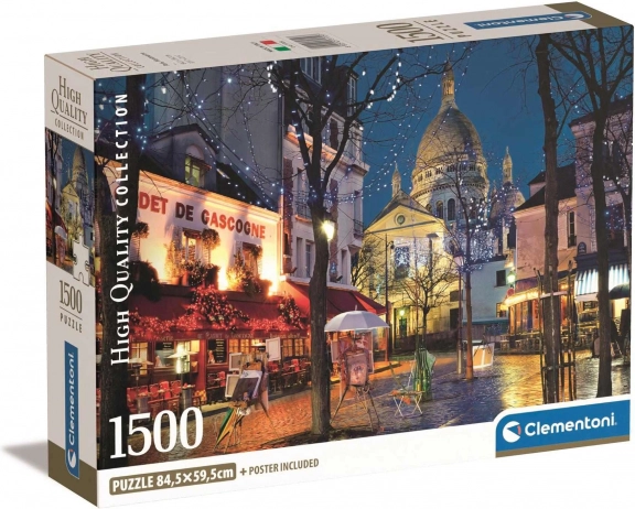 Puzzle 1500 kusů compact Paris Montmarte