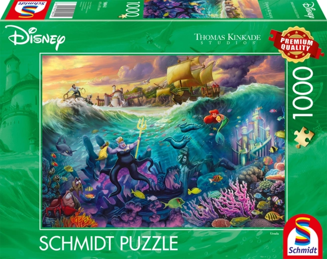 Disney Malá mořská víla: Ursula – puzzle Thomas Kinkade 1000 dílků