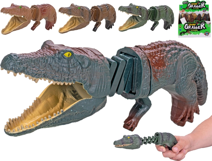 Krokodýlí kleště pro děti s natahovacím mechanismem, 19 cm