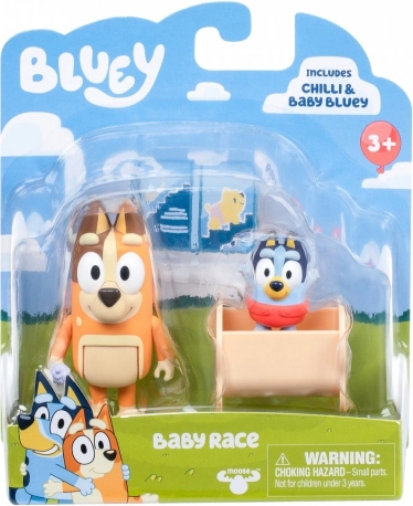Sada figurek Bluey 2ks Baby Bluey a Chilli