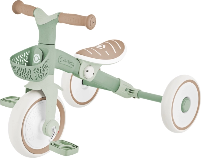 Learning trike 2v1 plus ecologic dětská tříkolka a odrážedlo pistáciová
