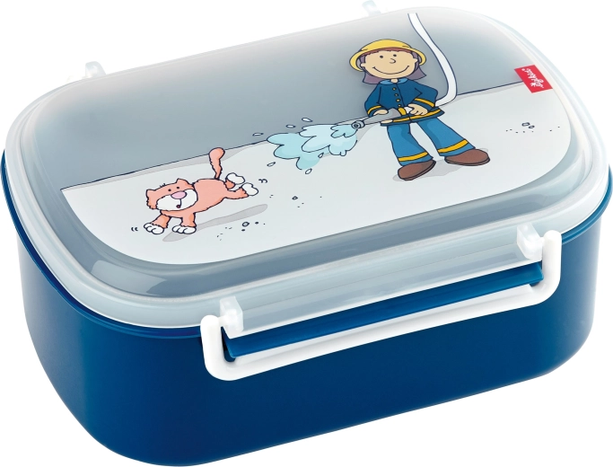 Dětský lunchbox Sigikid hasič, BPA free, 17 × 11 × 7 cm