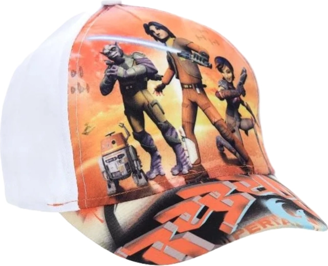 Dětská kšiltovka Star Wars bílá – Velikost: 52