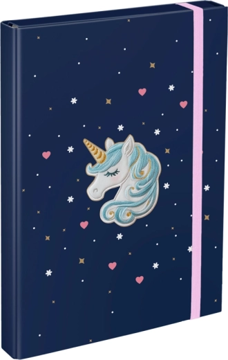 Desky na školní sešity A4 Unicorn Gold BAAGL