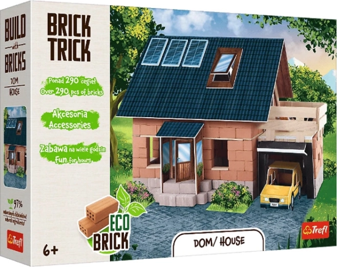 Stavebnice domek z pravých cihel