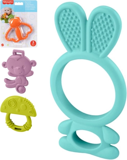 Fisher-Price silikonové kousátko pro miminko - 1 kus