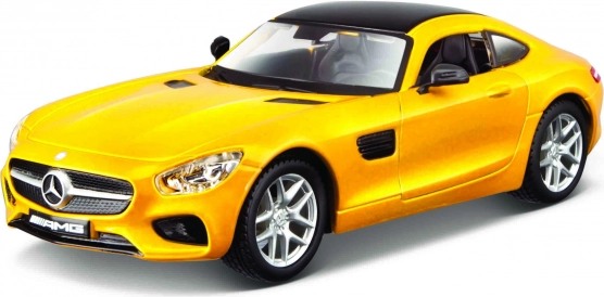 Kovový model MERCEDES-AMG GT 1:32 žlutá metalíza od Bburago